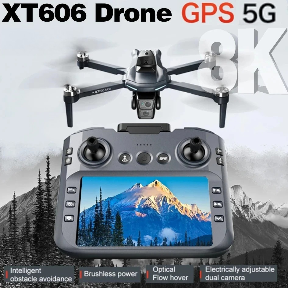 Drone Multispectral - โดรนรุ่น Original XT606 ระดับมืออาชีพ กล้อง 8K