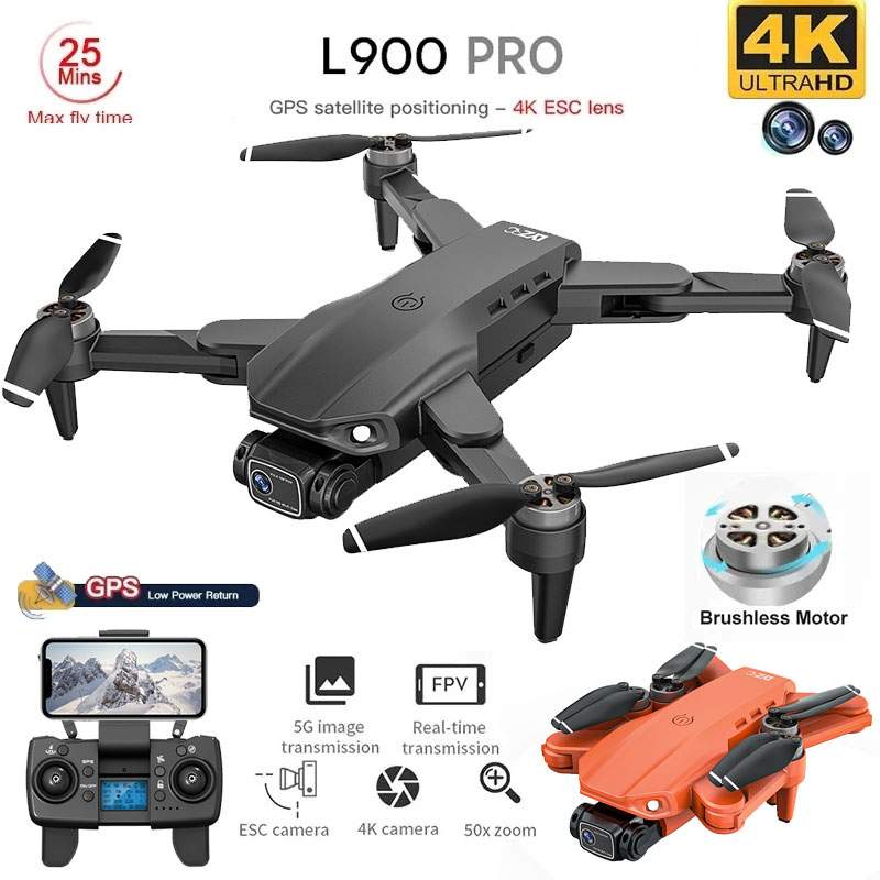 Drone Lidar - โดรน4K L900โปร GPS โดรน4K กล้อง HD