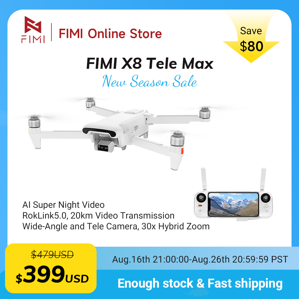 Drone Thermal Imaging - โดรน FIMI X8 Tele Max 4K