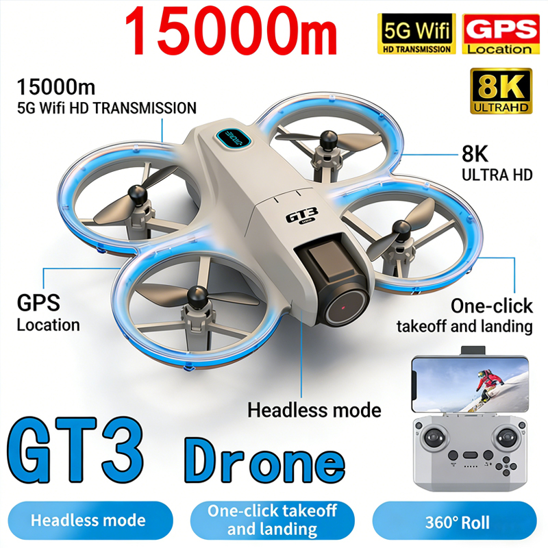 โดรนรุ่นใหม่ GT3 MAX 8K HD ถ่า - Drone Video Production บทวิจารณ์และราคา