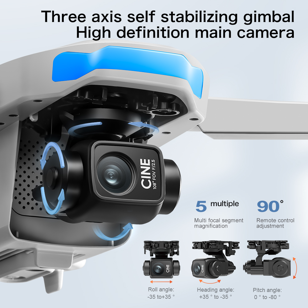 โดรน S-X1 MAX GPS พร้อมกิมบอล  - Drone Thermal Imaging บทวิจารณ์และราคา