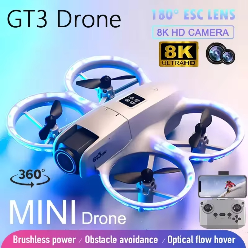 ใหม่ GT3 Mini Drone 8K HD Dual - Drone Thermal Imaging บทวิจารณ์และราคา
